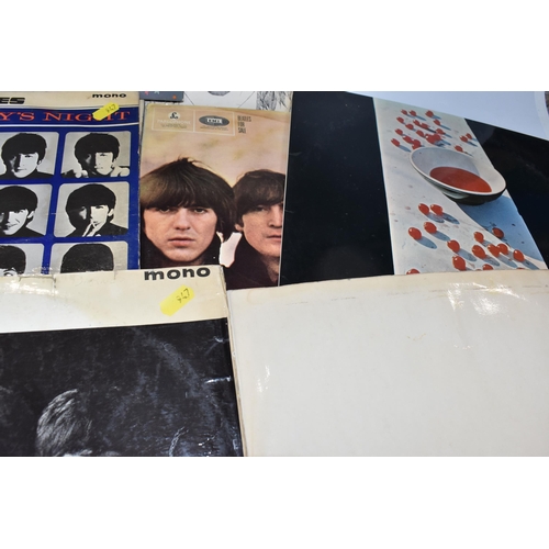 947 - TWELVE BEATLES LP RECORDS, comprising Mc Cartney PCS 7102, The Beatles double album No.0326874- PCS ... 