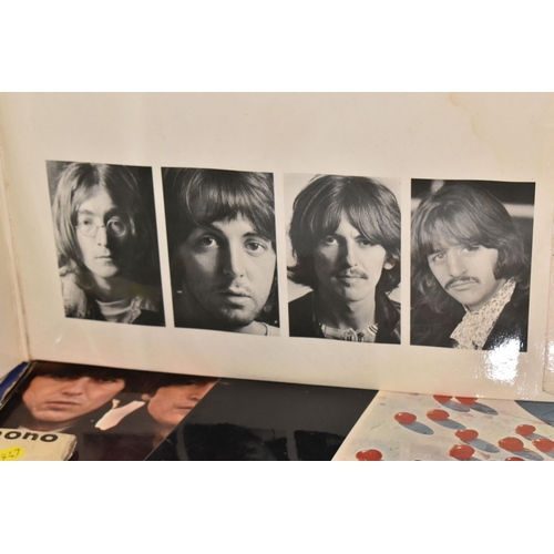 947 - TWELVE BEATLES LP RECORDS, comprising Mc Cartney PCS 7102, The Beatles double album No.0326874- PCS ... 