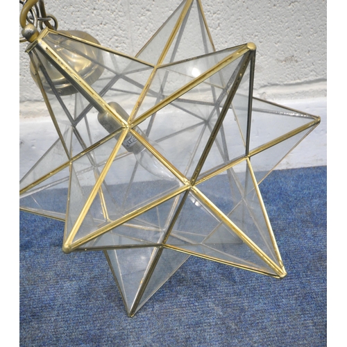 171 - A PAIR OF BHS 16 INCH STAR LANTERNS, condition report: both with original boxes, appear undamaged, u... 