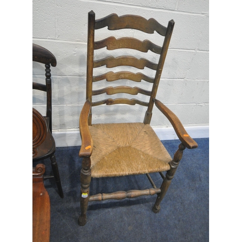 272 - SEVEN CHAIRS, varying in shape, size, style, age, etc, condition report: historical marks, scuffs, d... 