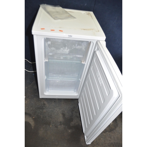 78 - A BEKO UF483W UNDER COUNTER FREEZER width 50cm, depth 50cm, height 85cm (PAT pass and working at -18... 