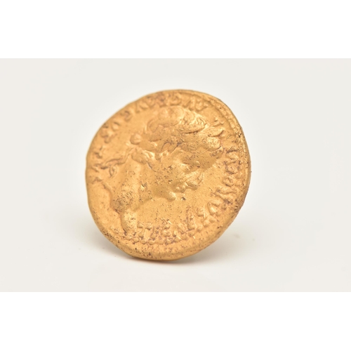 573 - A VERY RARE TIBERIUS (Son of Nero)  'TRIBUTE PENNY' (Bible Mathew 22,17-21) GOLD AUREUS 14-37 AD Lug... 