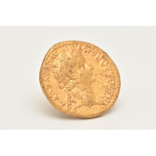 573 - A VERY RARE TIBERIUS (Son of Nero)  'TRIBUTE PENNY' (Bible Mathew 22,17-21) GOLD AUREUS 14-37 AD Lug... 