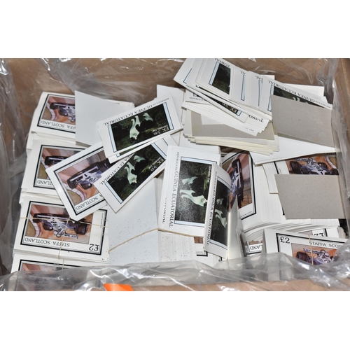 796 - SIX BOXES OF 'CINDERELLA/LOCAL' STAMPS to include thousands of Grunay, Eynhallow, Bernera Islands, N... 