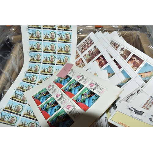 796 - SIX BOXES OF 'CINDERELLA/LOCAL' STAMPS to include thousands of Grunay, Eynhallow, Bernera Islands, N... 