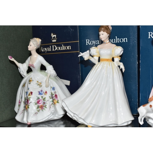 798 - EIGHT BOXED ROYAL DOULTON FIGURINES, comprising Diana HN2468, Kathleen HN3609, My Best Friend HN3011... 