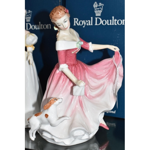 798 - EIGHT BOXED ROYAL DOULTON FIGURINES, comprising Diana HN2468, Kathleen HN3609, My Best Friend HN3011... 