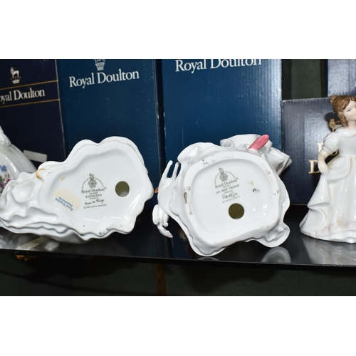 798 - EIGHT BOXED ROYAL DOULTON FIGURINES, comprising Diana HN2468, Kathleen HN3609, My Best Friend HN3011... 