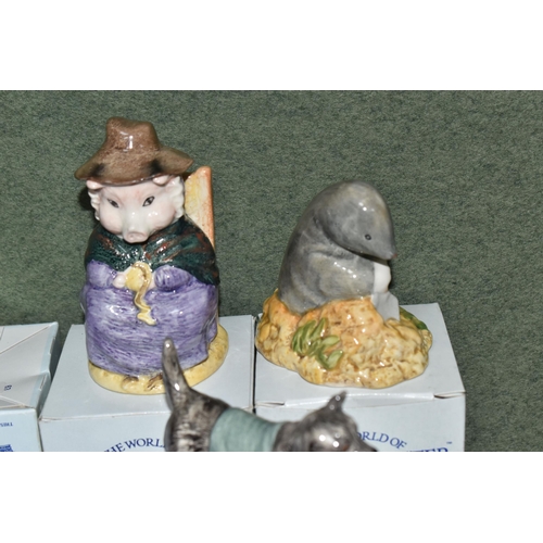 800 - A COLLECTION OF ROYAL ALBERT BEATRIX POTTER FIGURES, comprising And this Pig had None, boxed Diggory... 