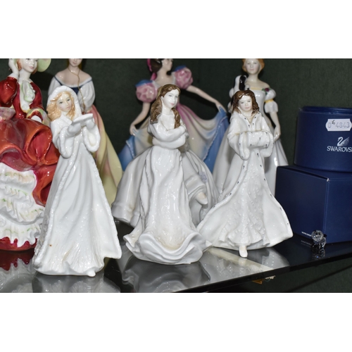 810 - NINE ROYAL DOULTON FIGURINES, comprising Melissa HN3885, Alexandra HN3286, Angela HN3419 a Michael D... 