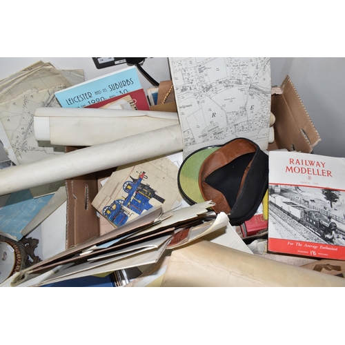 823 - TWO BOXES OF ASSORTED VINTAGE EPHEMERA to include a quantity of wedding pictures between the 1930s-t... 