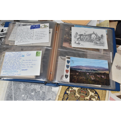 823 - TWO BOXES OF ASSORTED VINTAGE EPHEMERA to include a quantity of wedding pictures between the 1930s-t... 