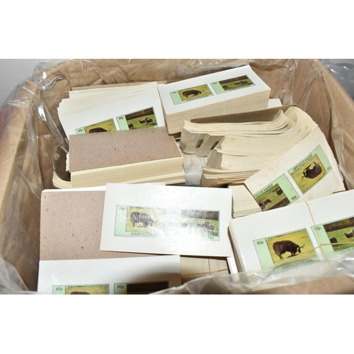 847 - SIX BOXES OF 'CINDERELLA/LOCAL' STAMPS to include thousands of Grunay, Eynhallow, Bernera Islands, M... 