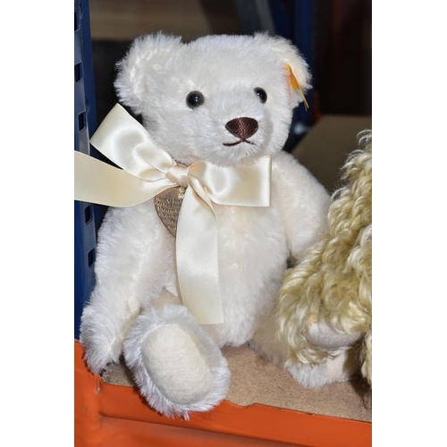 853 - THREE STEIFF TEDDY BEARS, comprising 'The World's First Teddy Bear' no 664946, Danbury Mint exclusiv... 