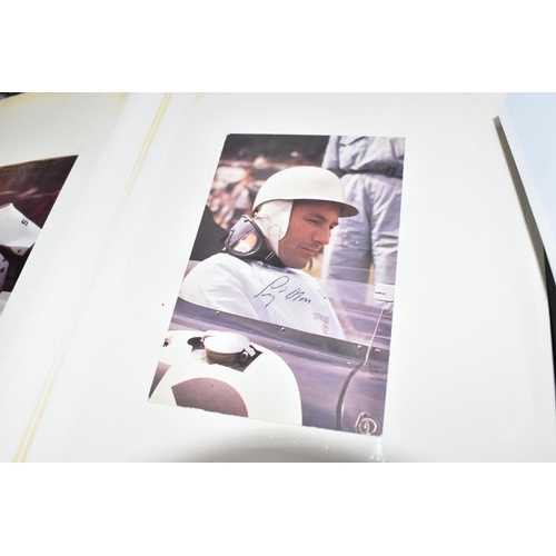 863 - MOTOR RACING & TV PHOTOGRAPHS featuring an album of signed photographs of Michael Schumacher, Jaques... 