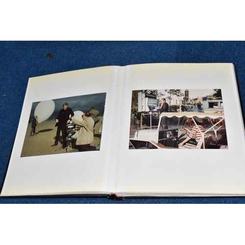 863 - MOTOR RACING & TV PHOTOGRAPHS featuring an album of signed photographs of Michael Schumacher, Jaques... 