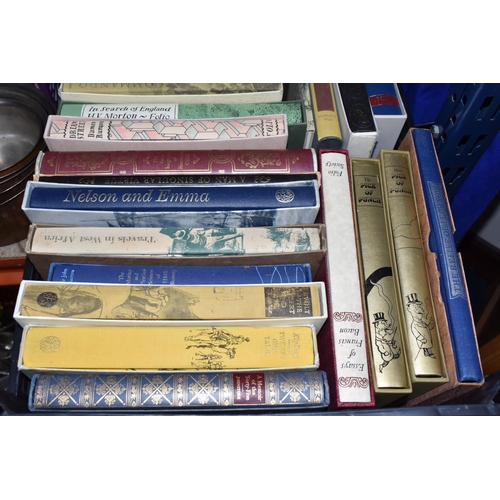 866 - A BOX OF FOLIO SOCIETY BOOKS, twenty five books/book sets comprising Egypt Revealed by TGH James, Re... 