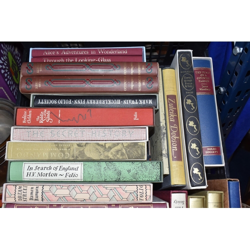 866 - A BOX OF FOLIO SOCIETY BOOKS, twenty five books/book sets comprising Egypt Revealed by TGH James, Re... 