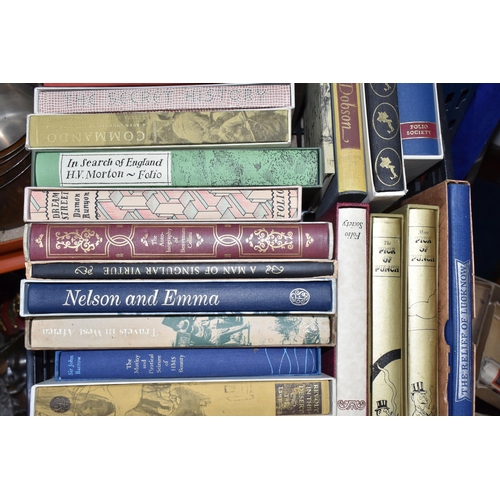 866 - A BOX OF FOLIO SOCIETY BOOKS, twenty five books/book sets comprising Egypt Revealed by TGH James, Re... 