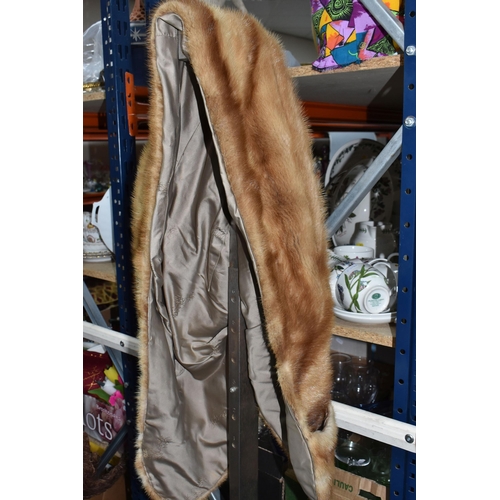 881 - A VINTAGE ARCTIC FOX FUR LADIES' JACKET, made by Sefton Marks of Solihull, monogrammed inside pocket... 