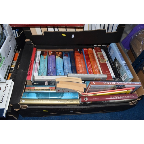 889 - SEVEN BOXES OF BOOKS to include vintage children's books, Beryl Cooke books, a large quantity of ora... 