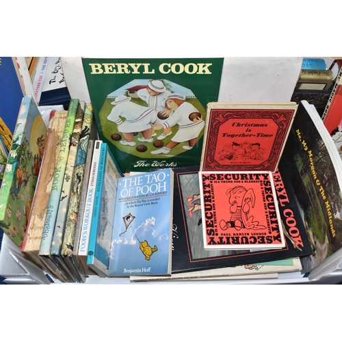 889 - SEVEN BOXES OF BOOKS to include vintage children's books, Beryl Cooke books, a large quantity of ora... 