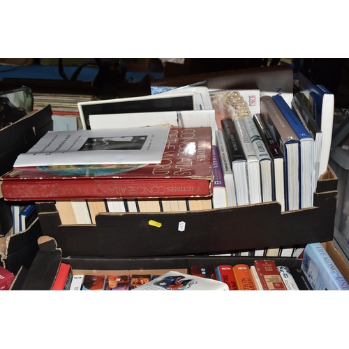 889 - SEVEN BOXES OF BOOKS to include vintage children's books, Beryl Cooke books, a large quantity of ora... 