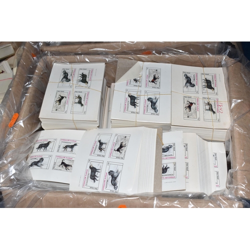 895 - SIX BOXES OF 'CINDERELLA/LOCAL' STAMPS to include thousands of Oman, Bernera Islands, Manama, Eynhal... 