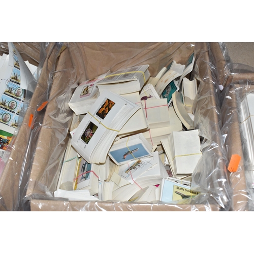 895 - SIX BOXES OF 'CINDERELLA/LOCAL' STAMPS to include thousands of Oman, Bernera Islands, Manama, Eynhal... 