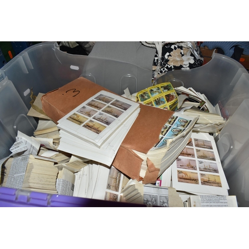 895 - SIX BOXES OF 'CINDERELLA/LOCAL' STAMPS to include thousands of Oman, Bernera Islands, Manama, Eynhal... 