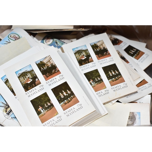 902 - SIX BOXES OF 'CINDERELLA/LOCAL' STAMPS to include thousands of Grunay, Eynhallow, Bernera Islands, M... 