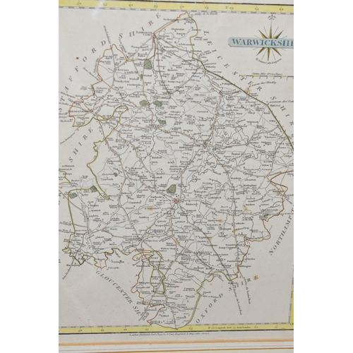 912 - ROBERT MORDEN MAPS 'BRITANNIA ROMANA', a map of the British Isles published circa 1695 with hand col... 