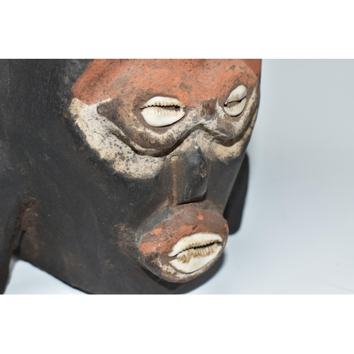 920 - A LEGA 'SAKIMATWEMATWE' MULTI-FACED SCULPTURE, DEMOCRATIC REPUBLIC OF CONGO depicting a local multi-... 