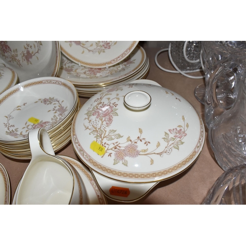 938 - A COLLECTION OF ROYAL DOULTON DINNER WARE, pattern no. D5334 'Minden', comprising four oval meat pla... 