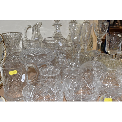 948 - A COLLECTION OF CUT GLASSWARE, comprising a set of eleven Hillston grapefruit dishes and twelve matc... 