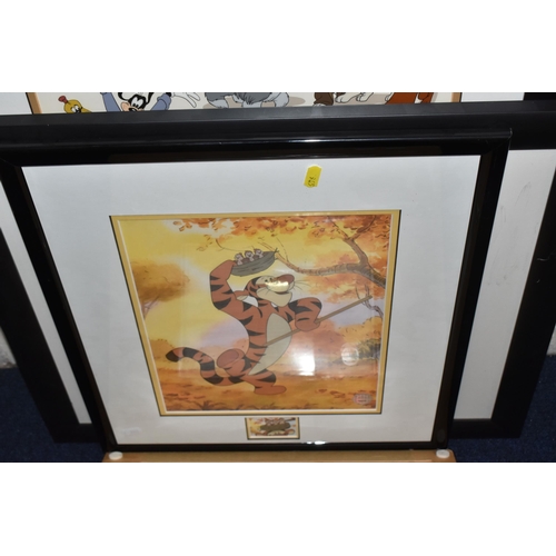 965 - FIVE LIMITED EDITION DISNEY SERICEL PICTURES, comprising 'Tiggerific' depicting Tigger with a remarq... 