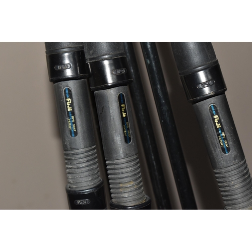 807 - THREE FOSTERS OF BIRMINGHAM 'DISCOVERY' CARP RODS, 12ft test curve unknown but came in 2.5, 3.0 and ... 