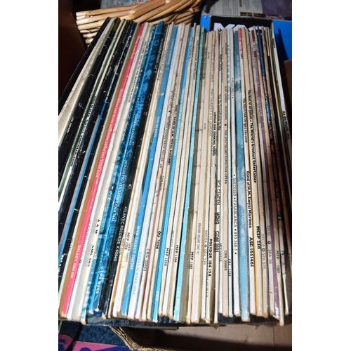 829 - FOUR BOXES AND LOOSE MISCELLANEOUS ITEMS to include a box of assorted LPS to include mostly classica... 