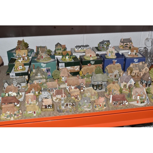 853 - A COLLECTION OF LILLIPUT LANE COTTAGES, comprising boxed cottages: The Crooked House, The Cuddy, Man... 