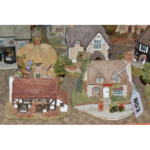 853 - A COLLECTION OF LILLIPUT LANE COTTAGES, comprising boxed cottages: The Crooked House, The Cuddy, Man... 