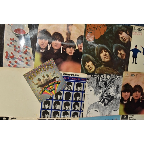 786 - TWELVE BEATLES LP RECORDS, comprising Mc Cartney PCS 7102, The Beatles double album No.0326874- PCS ... 