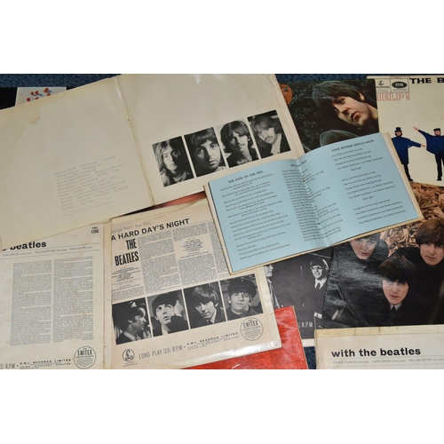 786 - TWELVE BEATLES LP RECORDS, comprising Mc Cartney PCS 7102, The Beatles double album No.0326874- PCS ... 