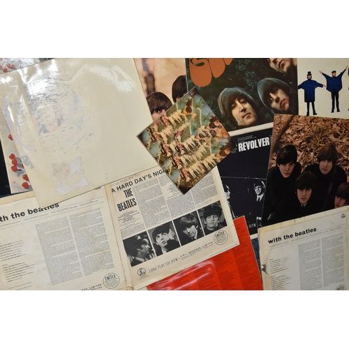 786 - TWELVE BEATLES LP RECORDS, comprising Mc Cartney PCS 7102, The Beatles double album No.0326874- PCS ... 