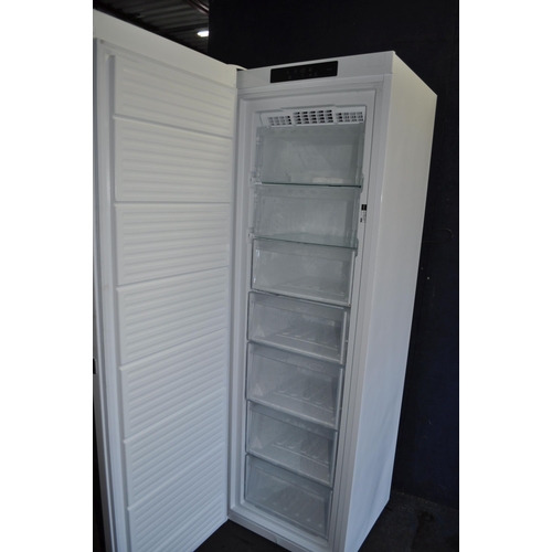 57 - A HOTPOINT CV291W LARDER FREEZER width 60cm, depth 64cm, height 189cm (PAT pass and working at -18 d... 