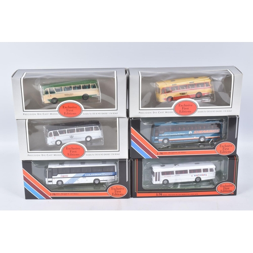 14 - A COLLECTION OF BOXED EXCLUSIVE FIRST EDITIONS DIECAST MODEL COACHES, thirty two models in total, al... 