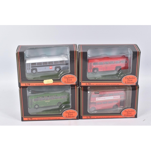 14 - A COLLECTION OF BOXED EXCLUSIVE FIRST EDITIONS DIECAST MODEL COACHES, thirty two models in total, al... 