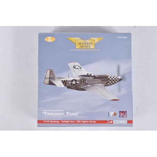 60 - FOUR BOXED CORGI AVIATION ARCHIVE COLLECTORS SERIES 1:72 SCALE LIMITED EDITION DIECAST MODEL MILITAR... 