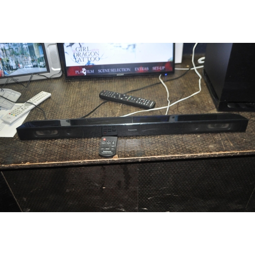 75 - AN AVTEX 15in CARAVAN TV WITH POWER SUPPLY AND REMOTE, a Bauhn TV/DVD combi with power supply and re... 