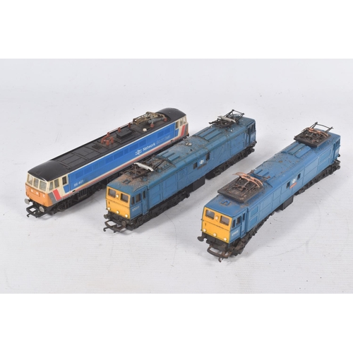177 - A QUANTITY OF UNBOXED ASSORTED OO GAUGE BRITISH RAILWAYS LOCOMOTIVES, 6 x Tri-ang class 37: No.D6830...