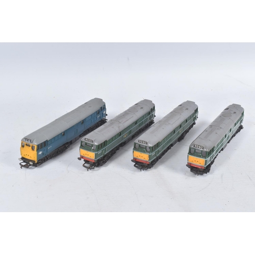 178 - A QUANTITY OF UNBOXED ASSORTED OO GAUGE BRITISH RAILWAYS LOCOMOTIVES, 8 x Tri-ang Hornby class 35 'H...